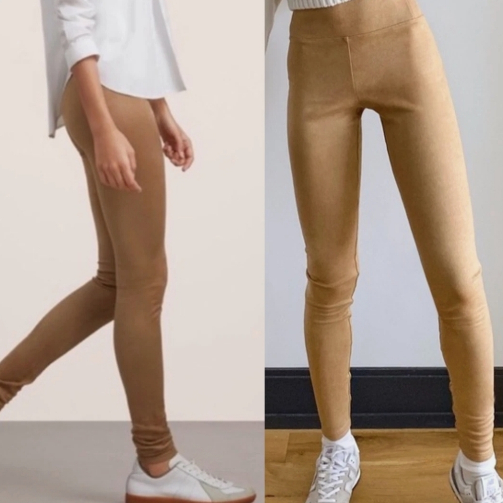 ARITZIA Wilfred Free Daria Vegan Suede Leggings. Size: Small.